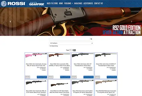 Rossi Landing Page